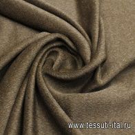 Пальтовая (о) коричневая меланж - итальянские ткани Тессутидея арт. 09-2064
