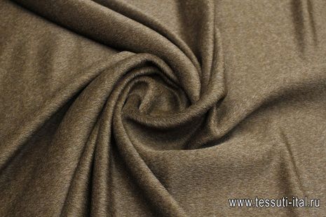 Пальтовая (о) коричневая меланж - итальянские ткани Тессутидея арт. 09-2064