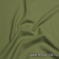 Костюмная фактурная (о) оливковая - итальянские ткани Тессутидея арт. 05-4435