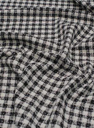 Шанель (н) черно-белая клетка - в интернет-магазине тканей Тессутидея арт. 01-7231