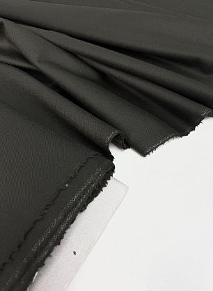 Костюмная шерсть (о) темное хаки - в интернет-магазине тканей Тессутидея арт. 05-5059