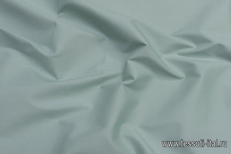 Сорочечный поплин стрейч (о) мятный - итальянские ткани Тессутидея арт. 01-6853