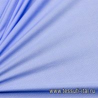 Сорочечная (н) белый мелкий горох на голубом - итальянские ткани Тессутидея арт. 01-5164