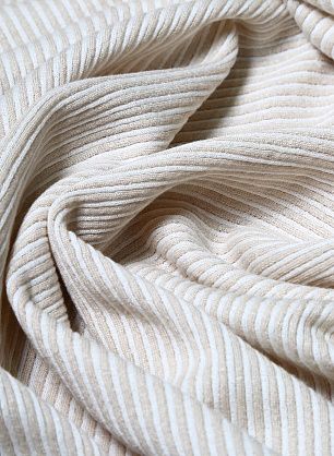 Трикотаж (н) бежевая полоска - в интернет-магазине тканей Тессутидея арт. 12-0665