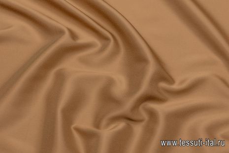 Подкладочная стрейч (о) светло-коричневая - итальянские ткани Тессутидея арт. 07-1407