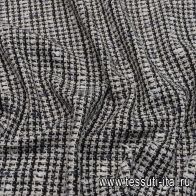 Шанель (н) черно-молочная - итальянские ткани Тессутидея арт. 03-6801