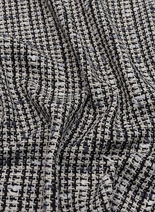 Шанель (н) черно-молочная - в интернет-магазине тканей Тессутидея арт. 03-6801