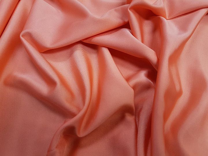 Джерси вискоза стрейч (о) коралловое - итальянские ткани Тессутидея арт. 14-1662