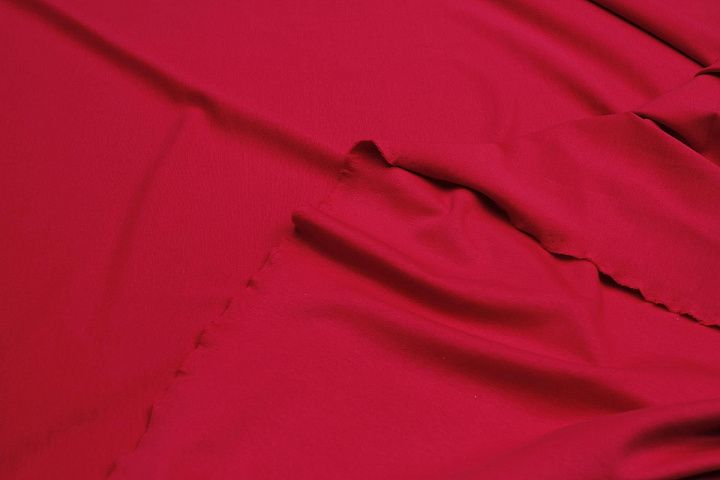 Трикотаж рибана (о) фуксия - итальянские ткани Тессутидея арт. 12-1149