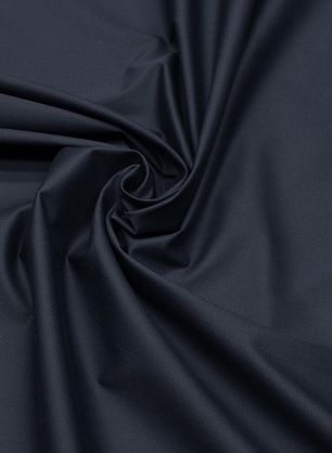 Хлопок костюмный стрейч (о) темно-синий - в интернет-магазине тканей Тессутидея арт. 01-7412