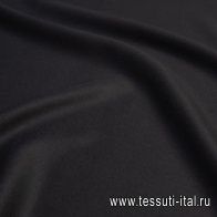 Пальтовая дабл двуслойная (о)  черная - итальянские ткани Тессутидея арт. 09-1807