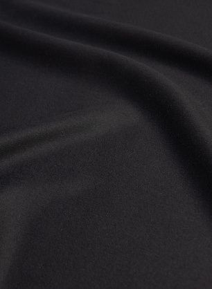 Пальтовая дабл двуслойная (о)  черная - в интернет-магазине тканей Тессутидея арт. 09-1807