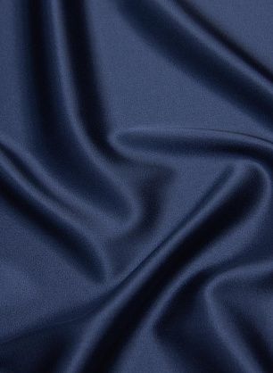 Шелк атлас стрейч (о) темно-синий - в интернет-магазине тканей Тессутидея арт. 10-1937