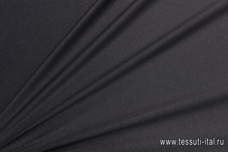 Джерси с люрексом (о) черное - итальянские ткани Тессутидея арт. 13-1537
