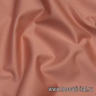 Хлопок костюмный стрейч (о) лососевый - итальянские ткани Тессутидея арт. 01-6629