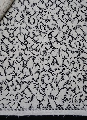 Кружево макраме (о) натуральное неотбеленное Ermanno Scervino - в интернет-магазине тканей Тессутидея арт. 01-3592