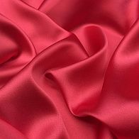 Шелк атлас стрейч (о) темно-розовый - итальянские ткани Тессутидея арт. 02-7775