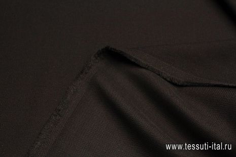 Костюмная 480 г/м (о) черная - итальянские ткани Тессутидея арт. 05-4523