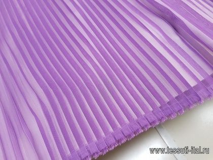 Плиссе (о) фиолетовое - итальянские ткани Тессутидея арт. 03-6381