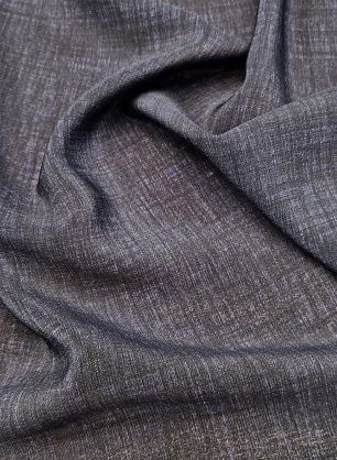 Крепдешин под  джинсу (н) темно-синий - в интернет-магазине тканей Тессутидея арт. 02-7876