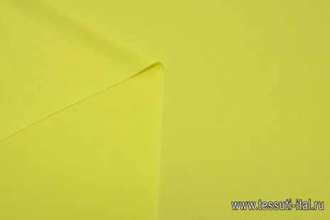 Трикотаж мерсеризованный хлопок (о) ярко-желтый - итальянские ткани Тессутидея арт. 12-1063