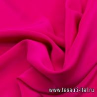 Крепдешин (о) ярко-розовый - итальянские ткани Тессутидея арт. 02-8532