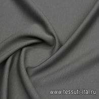Трикотаж дабл вискоза (о) серый - итальянские ткани Тессутидея арт. 14-1745