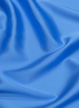 Шелк атлас стрейч (о) ярко-голубой - в интернет-магазине тканей Тессутидея арт. 10-2901