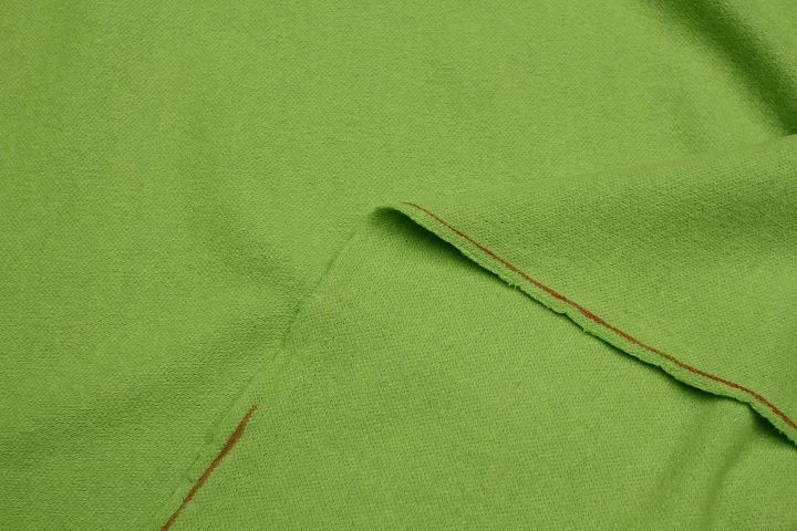 Трикотаж шерсть (о) салатовый - итальянские ткани Тессутидея арт. 15-1108