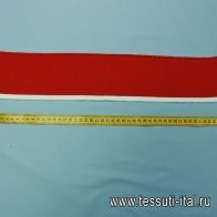 Подвяз красно-белая полоска ш-9см - итальянские ткани Тессутидея арт. F-2870