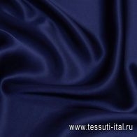 Шелк кади (о) темно-синий - итальянские ткани Тессутидея арт. 10-2112