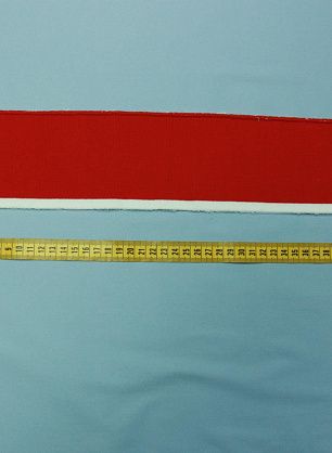 Подвяз красно-белая полоска ш-9см - в интернет-магазине тканей Тессутидея арт. F-2870