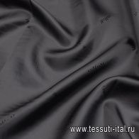 Подкладочная (о) черная  - итальянские ткани Тессутидея арт. 08-1279