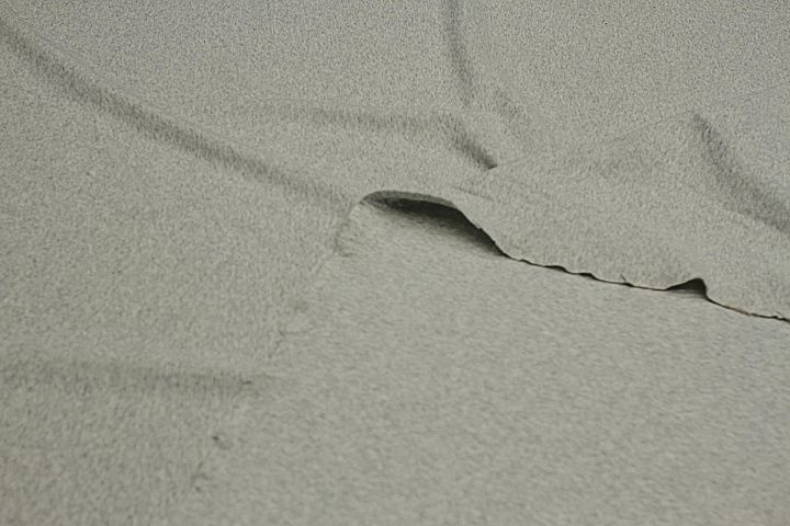 Трикотаж рибана (о) светло-серый меланж - итальянские ткани Тессутидея арт. 12-1150