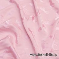 Шелк дама (о) лошади на розовом - итальянские ткани Тессутидея арт. 10-2068
