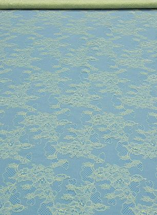 Кружево (о) светло-зеленое ш-55см Solstiss - в интернет-магазине тканей Тессутидея арт. 03-3808