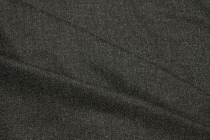 Костюмная твид шерсть+шелк (о) серая - итальянские ткани Тессутидея арт. 05-4968