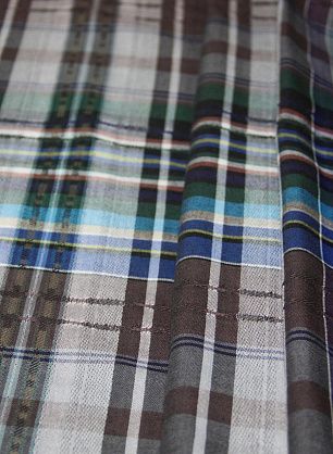 Костюмная двухслойная (н) разноцветная елочка на клетке ш-160см - в интернет-магазине тканей Тессутидея арт. 05-2029