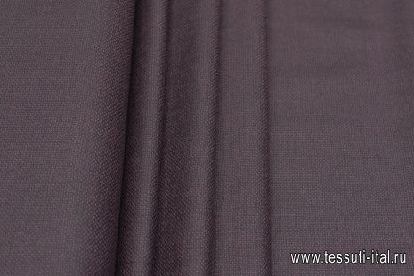 Костюмная твид (о) бордово-черная - итальянские ткани Тессутидея арт. 05-4338