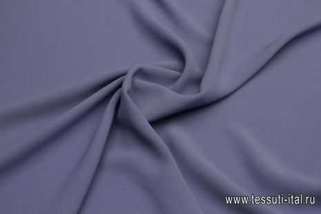 Плательная кади вискоза стрейч (о) светло-синяя - итальянские ткани Тессутидея арт. 04-1601