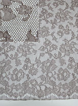 Кружево Solstiss с люрексом (н) темно-бордовое ш-95см - в интернет-магазине тканей Тессутидея арт. 03-2330