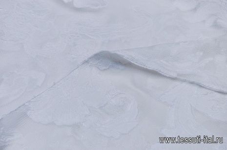 Плательная филькупе с люрексом (о) белая - итальянские ткани Тессутидея арт. 03-5557