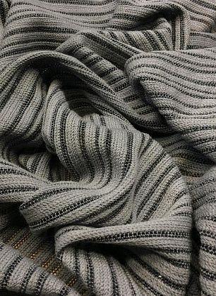 Трикотаж (н) серая полоска - в интернет-магазине тканей Тессутидея арт. 13-1296