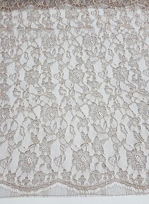 Кружево (н) бежево-фиолетовое Solstiss - в интернет-магазине тканей Тессутидея арт. 03-4430