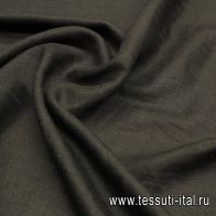 Плательная вискоза двухслойная (о) черная - итальянские ткани Тессутидея арт. 04-1599
