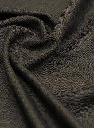 Плательная вискоза двухслойная (о) черная - в интернет-магазине тканей Тессутидея арт. 04-1599