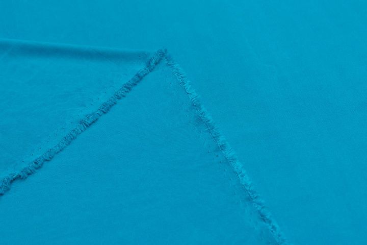 Трикотаж вискоза (о) ярко-бирюзовый - итальянские ткани Тессутидея арт. 14-1638