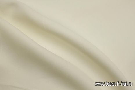 Шелк кади (о) молочный - итальянские ткани Тессутидея арт. 10-4642
