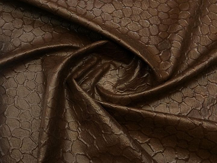 Искусственная экокожа (о) коричневая - итальянские ткани Тессутидея арт. 03-4532