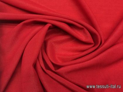 Плательная с люрексом (о) красная - итальянские ткани Тессутидея арт. 03-4512